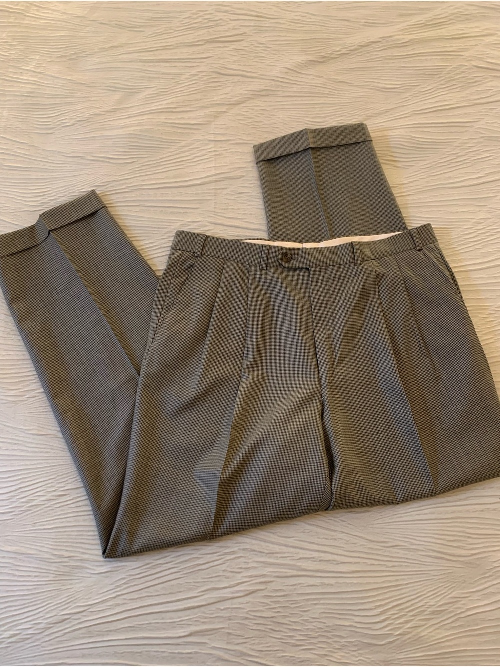 Vintage Ralph Lauren LRL Wool/Cashmere Blend Double Pleated Loose Fit Pants